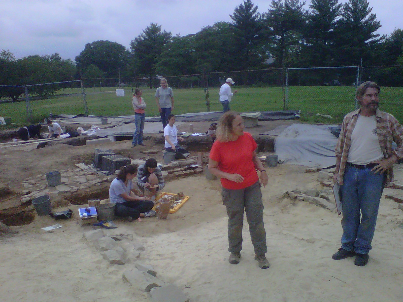 archeologists at work